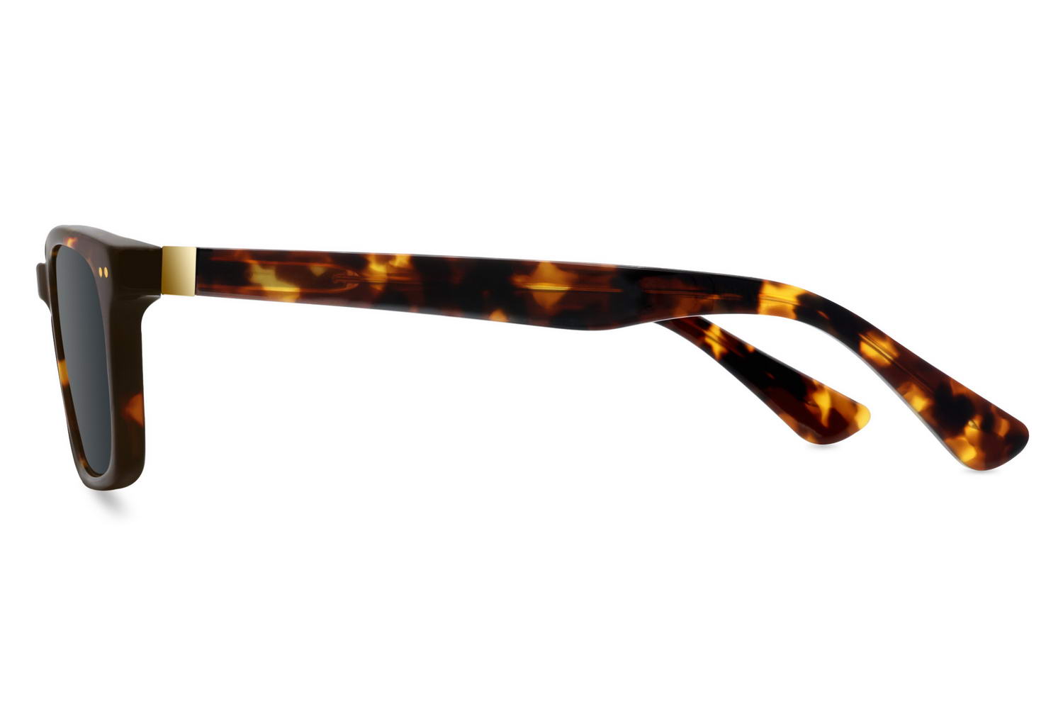 Herren Sonnenbrille - Vollrand braun - schwarze polarisierte Gläser 4 Herren Sonnenbrille - Vollrand braun - schwarze polarisierte Gläser – Bild 4