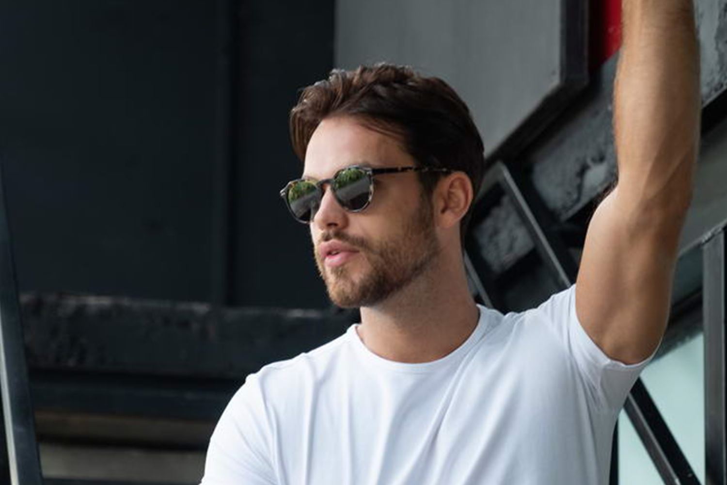 Ultraleichte Unisex Sonnenbrille - braun/grün polarisierte Gläser 4 Ultraleichte Unisex Sonnenbrille - braun/grün polarisierte Gläser – Bild 4