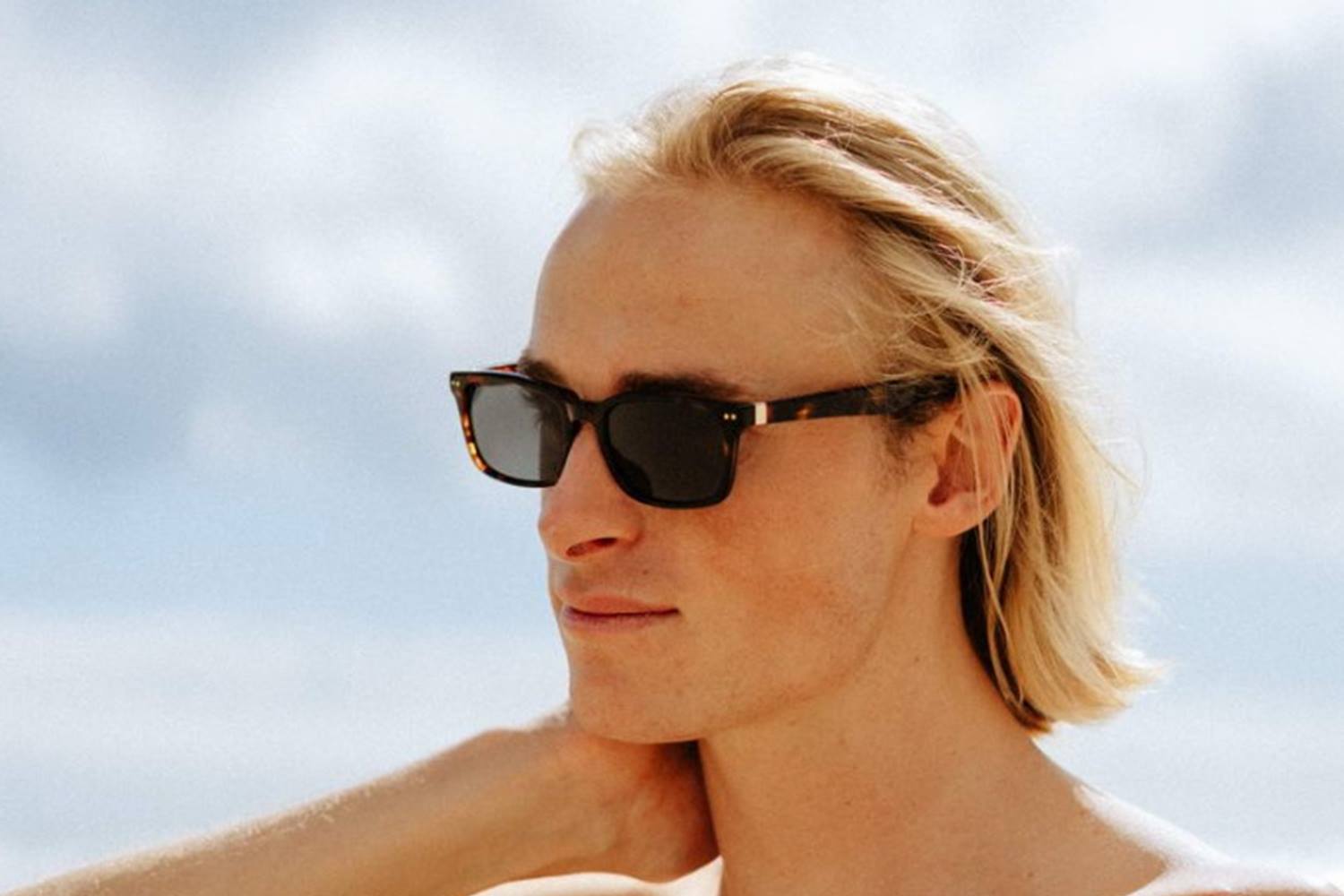 Herren Sonnenbrille - Vollrand braun - schwarze polarisierte Gläser 5 Herren Sonnenbrille - Vollrand braun - schwarze polarisierte Gläser – Bild 5