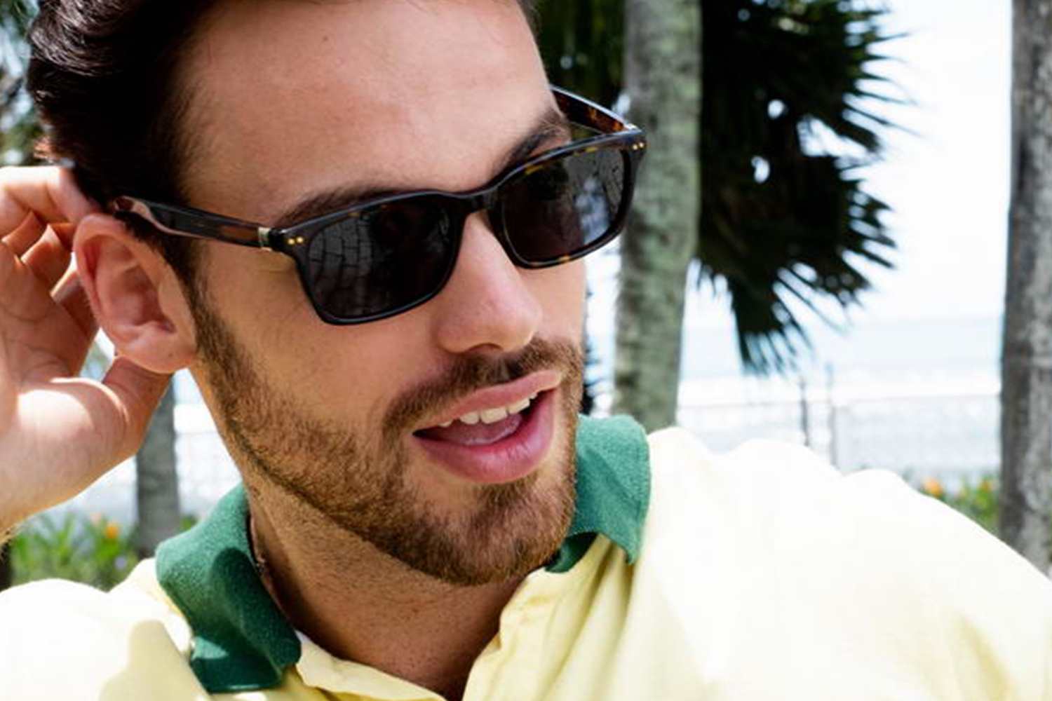 Herren Sonnenbrille - Vollrand braun - schwarze polarisierte Gläser 2 Herren Sonnenbrille - Vollrand braun - schwarze polarisierte Gläser – Bild 2