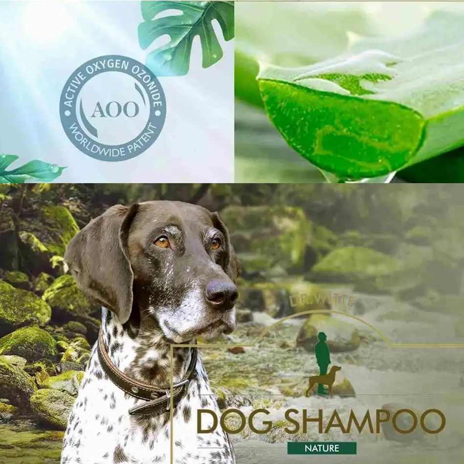 Hundeshampoo mit Aktiv Sauerstoff