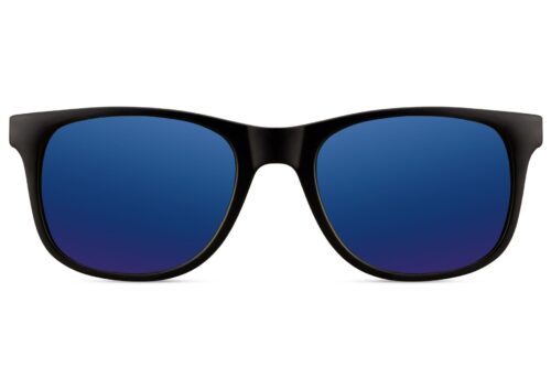 schwarz (matt)/blau