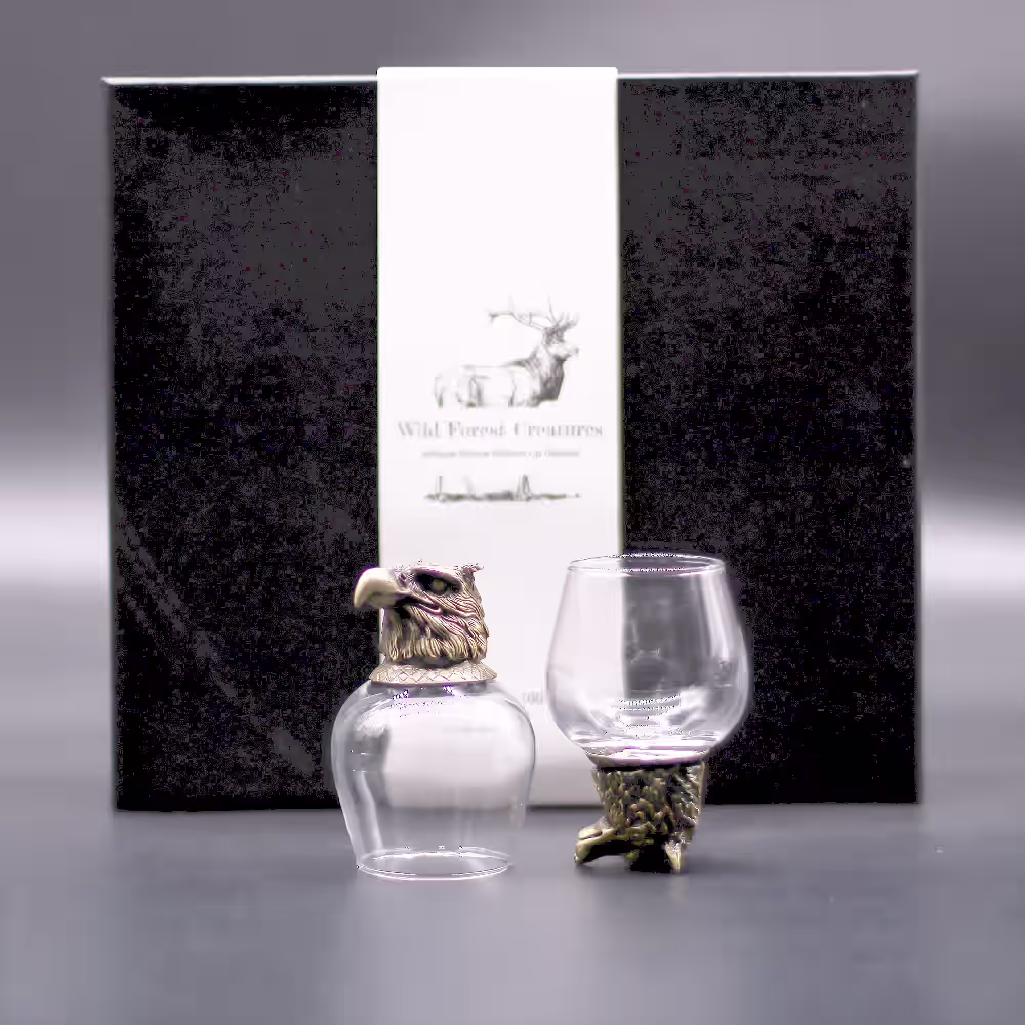 6 Whiskygläser 100 ml - bruchfest & standfest - Unikate - Tierkopf Design 7 6 Whiskygläser 100 ml - bruchfest & standfest - Unikate - Tierkopf Design – Bild 7